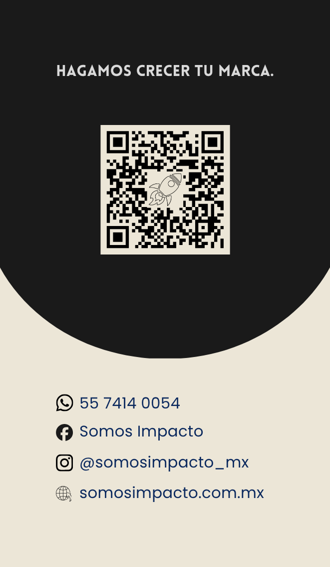 Tarjeta trasera de Somos Impacto